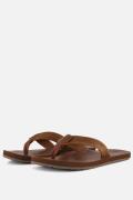 Reef Draftsmen Slippers bruin Leer