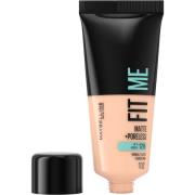 Maybelline New York Fit Me Matte + Poreless Foundation 102 Fair I