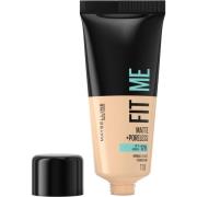 Maybelline New York Fit Me Matte + Poreless Foundation 110 Porcel