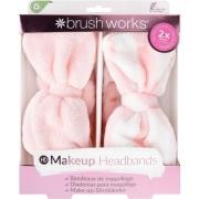 Brushworks Makeup Headbands 2 Pack