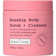 Frank Body Body Rosehip Body Scrub + Cleanser 250 g