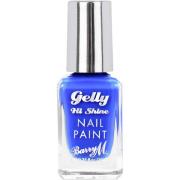 Barry M Gelly Hi Shine Nail Paint Blue Guava