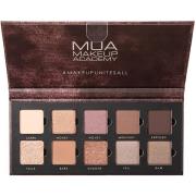MUA Makeup Academy Eyeshadow Palette 10 Shades Velvet Nudes