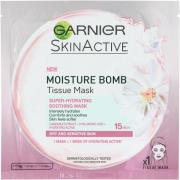Garnier SkinActive Skin Active Moisture Bomb Tissue Mask (Pink)