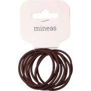 Mineas Hair Band Basic Thin 8 pcs Brown