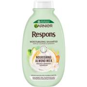 Garnier Respons Nourishing Almond Milk Shampoo Torrt Hår 250 ml