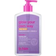 b.tan Glow Your Own Way Clear Self Tan Gel Next Level 473 ml