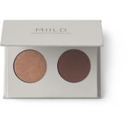 Miild Natural Mineral Eyeshadow Duo Brown Orb