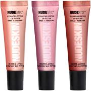 Nudestix Nudeglow Lip Set 3 pcs Hydrating Peptide Lip Butter