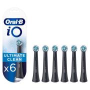 Oral B iO Ultimate Clean Black Toothbrush Heads 6 pcs