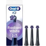 Oral B iO Radiant White Toothbrush Heads Black 3 St.