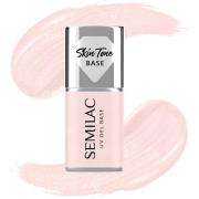 SEMILAC Skin Tone Cover Base Glitter Rose