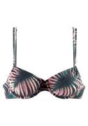 Lascana Bikinitop met beugels Reese met palm print