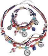 NU 20% KORTING: Lascana Sieradenset Ketting en armband met heel veel h...