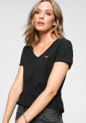 Levi's® Shirt met V-hals Perfect Tee met klein batwing-logo