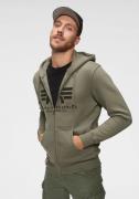 NU 20% KORTING: Alpha Industries Capuchonsweatvest BASIC ZIP HOODY