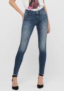 NU 25% KORTING: Only Ankle jeans ONLBLUSH met franjezoom