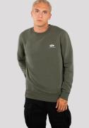 NU 20% KORTING: Alpha Industries Sweatshirt Basic sweater small logo