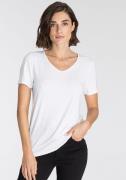 NU 20% KORTING: OTTO products Shirt met V-hals duurzaam van lenzing™ e...