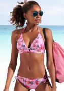 NU 20% KORTING: Sunseeker Triangel-bikinitop Modern met een bloemmotie...
