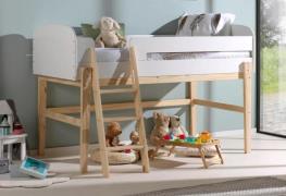 Vipack Hoogslaper Kiddy incl. lattenbodem, mdf-oppervlak