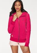 NU 20% KORTING: Ragwear Sweatvest NESKA DOTS O ZIP in all-over-stippen...