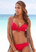 s.Oliver RED LABEL Beachwear Push-upbikini met trendy ruches