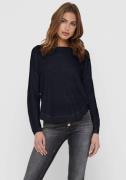 Only Trui met ronde hals ONLCAVIAR L/S PULLOVER KNT