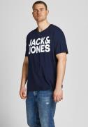 NU 20% KORTING: Jack & Jones PlusSize Shirt met ronde hals CORP LOGO T...