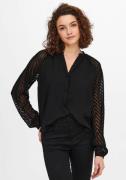 Only Blouse met lange mouwen ONLLISA L/S BUTTON TOP WVN