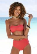 NU 20% KORTING: Lascana Bandeau-bikinitop Scallop met gelaserd schulpr...