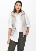 NU 20% KORTING: Only Bodywarmer ONLNEWTAHOE HOOD WAISTCOAT OTW NOOS