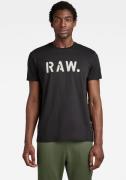 NU 20% KORTING: G-Star RAW Shirt met print Stencil RAW T-Shirt