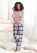 NU 20% KORTING: H.I.S Pyjama met geruite pyjamabroek (2-delig, 1 stuk)