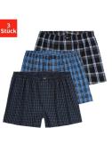 NU 20% KORTING: H.I.S Geweven boxershort met verschillende ruitmotieve...