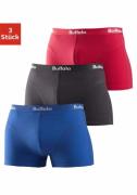 Buffalo Boxershort met overlocknaden voor (set, 3 stuks)