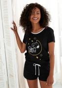 NU 20% KORTING: Peanuts Shortama met snoopy printmotief (2-delig, 1 st...