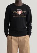 NU 20% KORTING: Gant Sweatshirt ARCHIVE SHIELD C-NECK met geribde rond...
