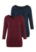 NU 20% KORTING: Vivance Shirt met 3/4-mouwen met elastische zoomrand (...