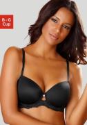 Lascana Bh met steuncups met naadloze cups en leuke kanten achterkant,...