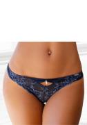 NU 20% KORTING: Marie Claire String met bloemborduursel en glitteracce...