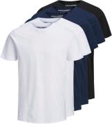 Jack & Jones T-shirt ORGANIC BASIC TEE (5-delig, Set van 5)