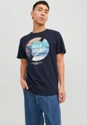 NU 20% KORTING: Jack & Jones Shirt met ronde hals JJTRESOR TEE SS CREW...