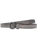 NU 20% KORTING: leslii Leren riem Metallic-look