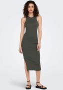 NU 20% KORTING: Only Jerseyjurk ONLBELFAST S/L MIDI DRESS JRS NOOS