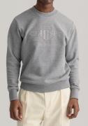 NU 20% KORTING: Gant Sweatshirt D1. TONAL ARCHIVE SHIELD C-NECK met lo...