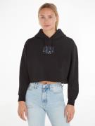 NU 20% KORTING: Calvin Klein Hoodie PRINTED BOX CROPPED HOODIE