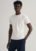 NU 25% KORTING: Gant T-shirt SLIM SHIELD SS T-SHIRT met logoborduursel...