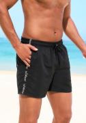 s.Oliver RED LABEL Beachwear Zwemshort met merkopschriften