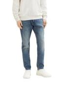 NU 20% KORTING: Tom Tailor Denim Slim fit jeans met logo-badge